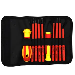Insulated Electric Screwdriver Set for Home Repair, Safe Insulated Hand Tools for Electricians, Multi-Functional for Computers, Fans, TV, Power Strips
