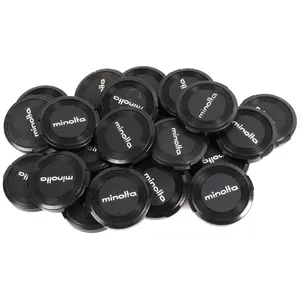 57mm Rigid Plastic Tab Lock Front Lens Cap Minolta Made in Japan