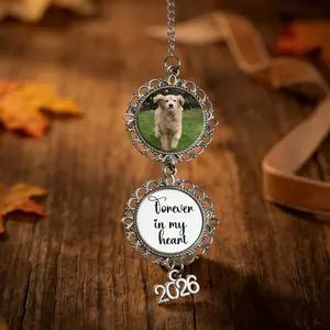 Personalized Pet Photo Graduation Charm,Custom Dog/Cat Memorial Charm,Hat Topper Tassel,2026