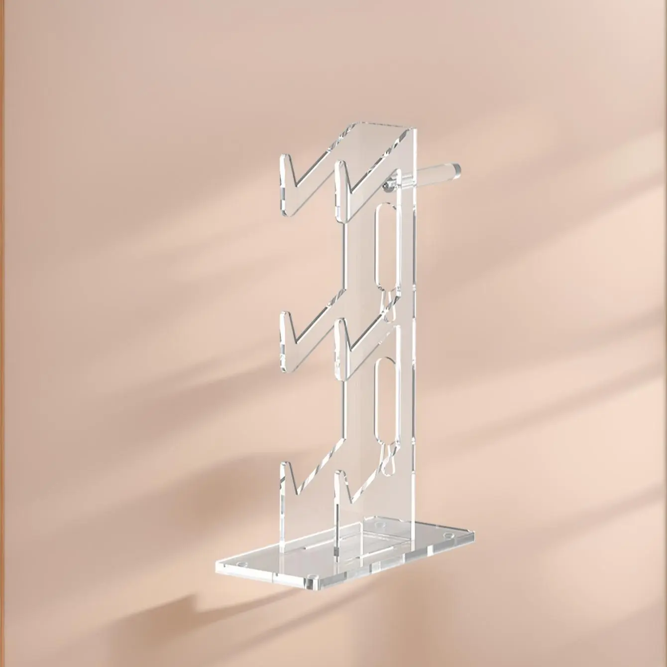 Clear Acrylic Double Layer Game Controller Holder, Universal Game Controller Stand, Console Accessories for PS5/PS4/Switch Pro/Xbox Elite/Xbox/Xbox 360