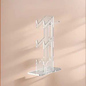 Clear Acrylic Double Layer Game Controller Holder, Universal Game Controller Stand, Console Accessories for PS5/PS4/Switch Pro/Xbox Elite/Xbox/Xbox 360