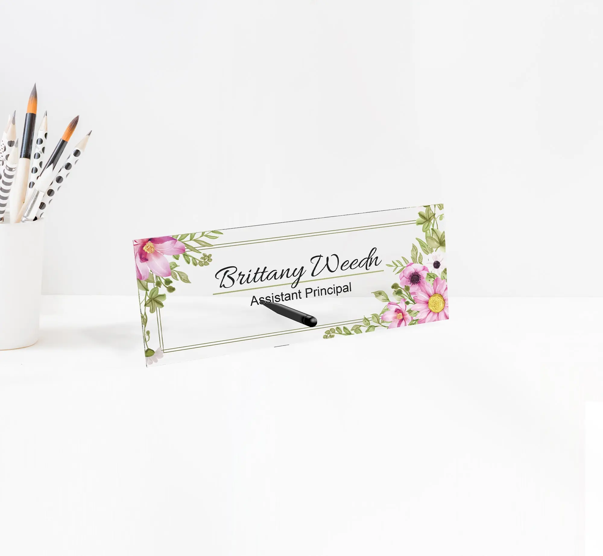 Desk Name Plate Personalized | Custom Name Plates | Name plate Women | Desk Office | Office Women Sign | Name plaque Women | Women gift