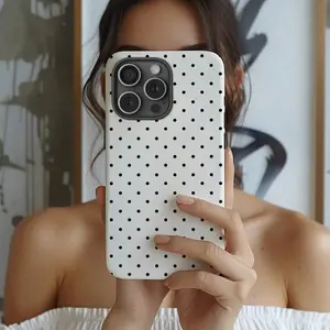 Background Polka Dot Phone Case Cover, Durable Protection for iPhone, Ideal Gift for Men and Women, Perfect for Holidays and Birthdays, Accessories