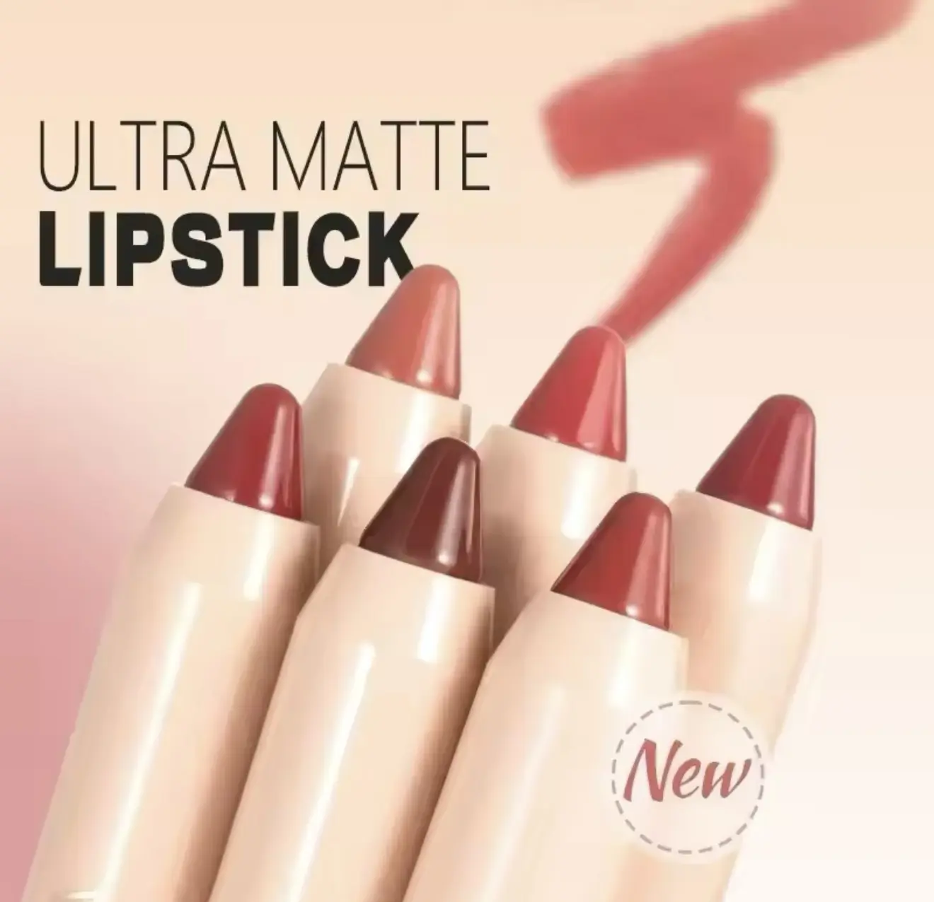 Ultra Matte Lipstick - Makeup Cosmetic with Pigments and Vitamins - China