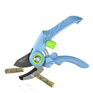 Professional-Grade Pruning Shears | High-Carbon SK5 Steel Blades (6.9"/8.1"/9.3") | Bypass & Anvil Garden Clippers for Branches, Shrubs, Flowers & Herbs