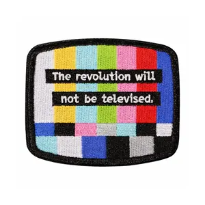 "The Revolution Will Not Be Televised" Embroidered Patch