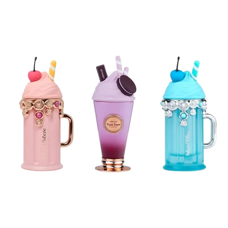 Armaf | Delights | Island Bliss + Island Breeze + Yum Yum | Eau De Parfum | Unisex Fragrance | 100 ML | Peach - Wild Berries & Rose |