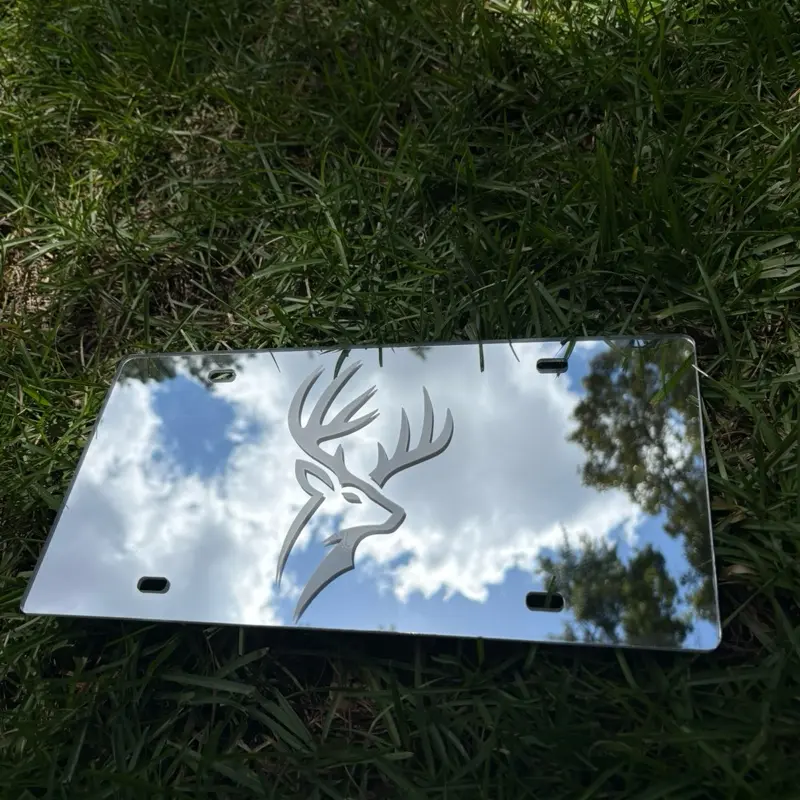 Buck Front License Plate 12x6