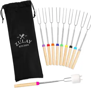 Long Marshmallow Roasting Sticks Extendable 32 in