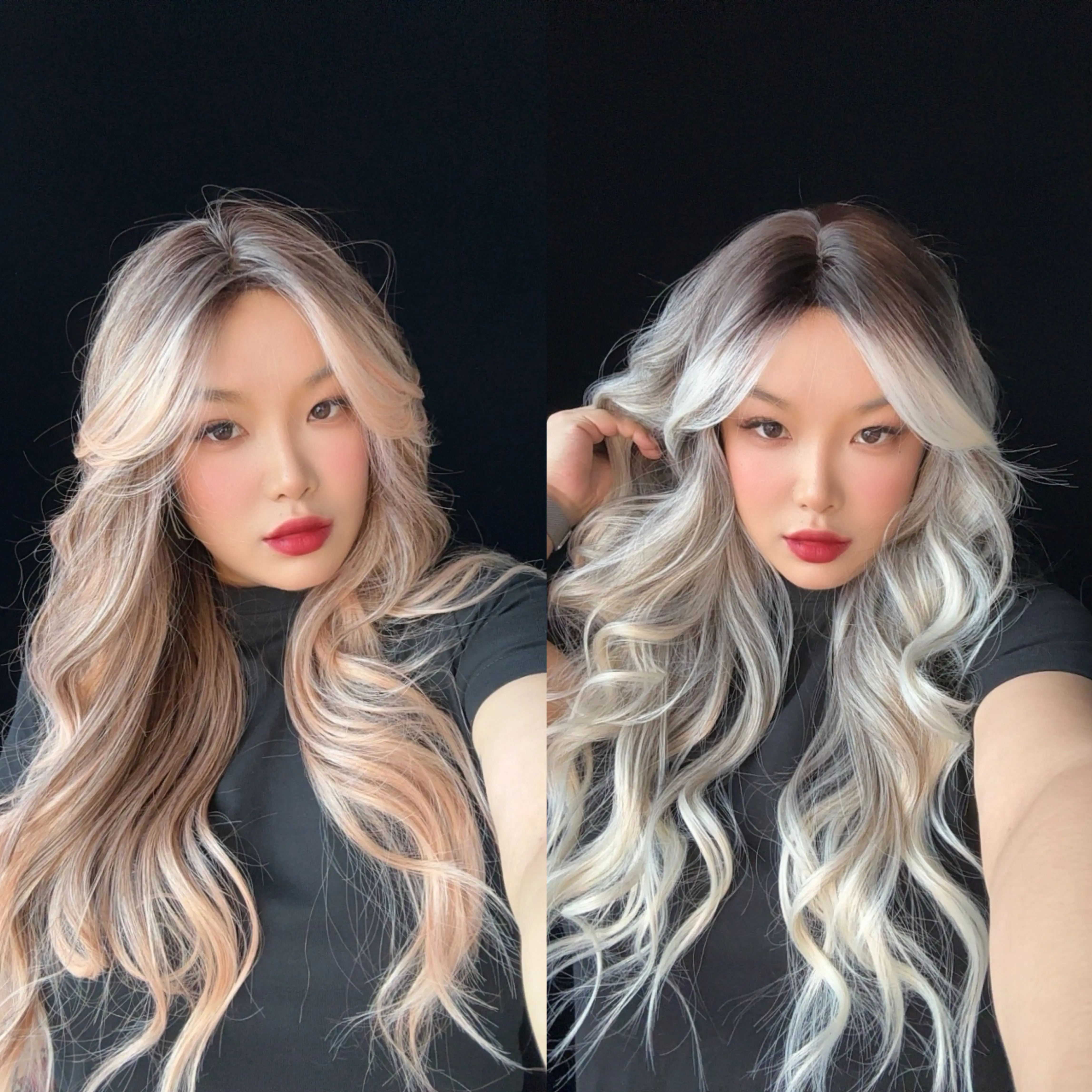 JBEXTENSION 26 Inches Long Body Wave Wig with Bangs Women Fashion MANDA JBEXTENSION 26 Inches Long Body Wave Wig with Bangs Women Fashion MANDA