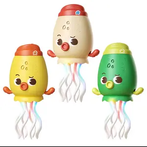 Electric Dancing Crawling Octopus for Kids with Colorful Lights Adjustable Music Obstacle Avoidance & USB Rechargeable Interactive Toy for Play