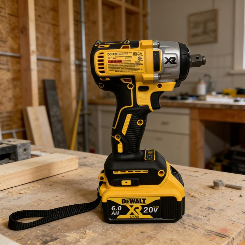 DeWalt DCF880 20V Cordless Rechargeable Impact Wrench 205N.m High Torque 2300RPM Electric Tool for Professionals & DIY Enthusiasts