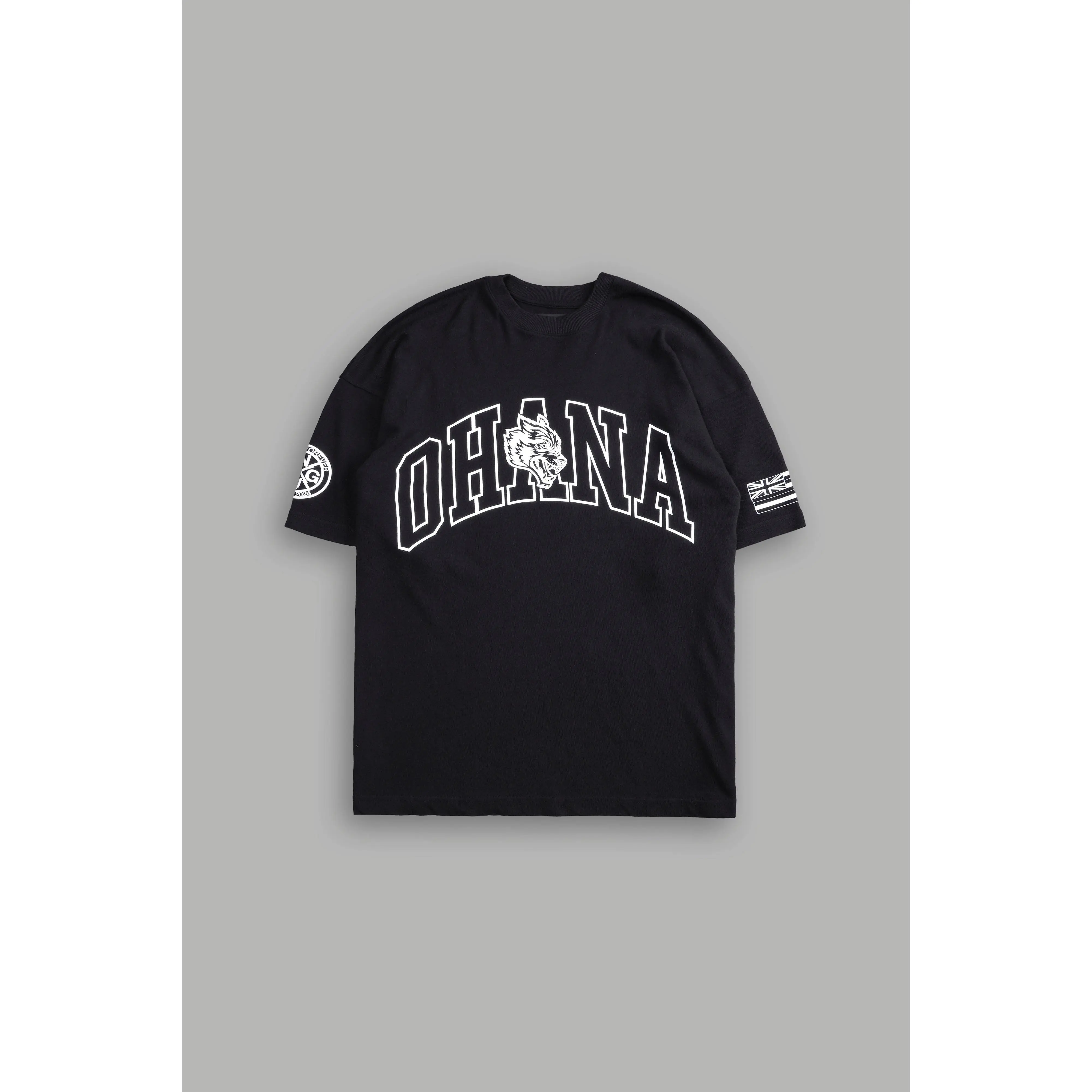 Ohana Forever V3 "Premium" Oversized Tee in Black