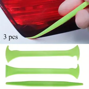 3pcs/1set Vinyl Car Wrap Tool Micro Stick Squeegee Window Tinting Kit Corner Scraper Curves Slot Tucking Tools Gap Film Cutter