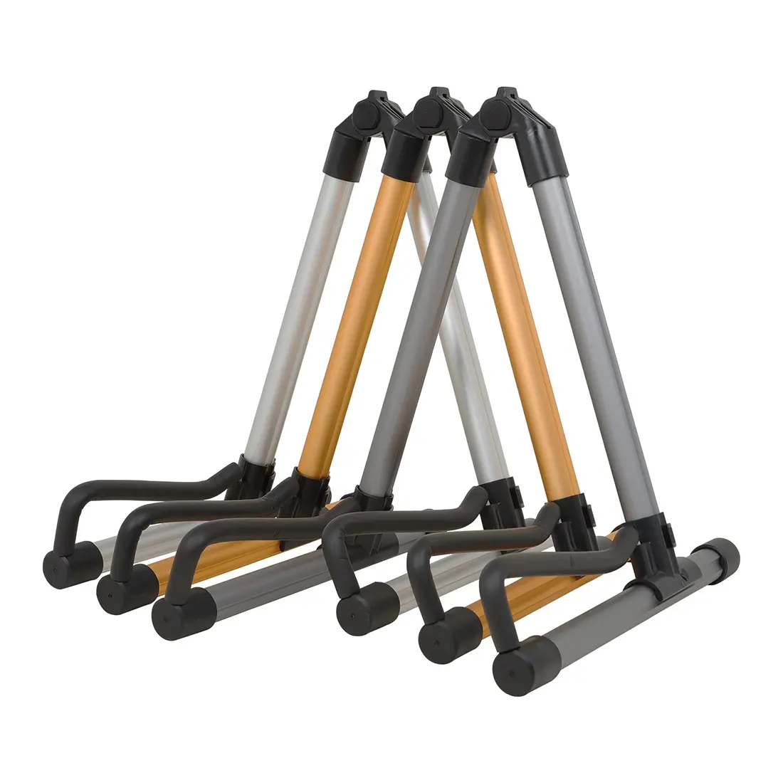 Aluminum Alloy Foldable Detachable Guitar Stand, Portable Guitar Holder for Stage Performance & Practice, Durable Musical Instrument Accessory