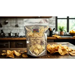 Freeze-Dried Pineapple Crisps