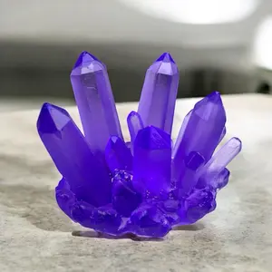Kryptonite Purple Crystal Resin Figurine Prop w/Bonus Light