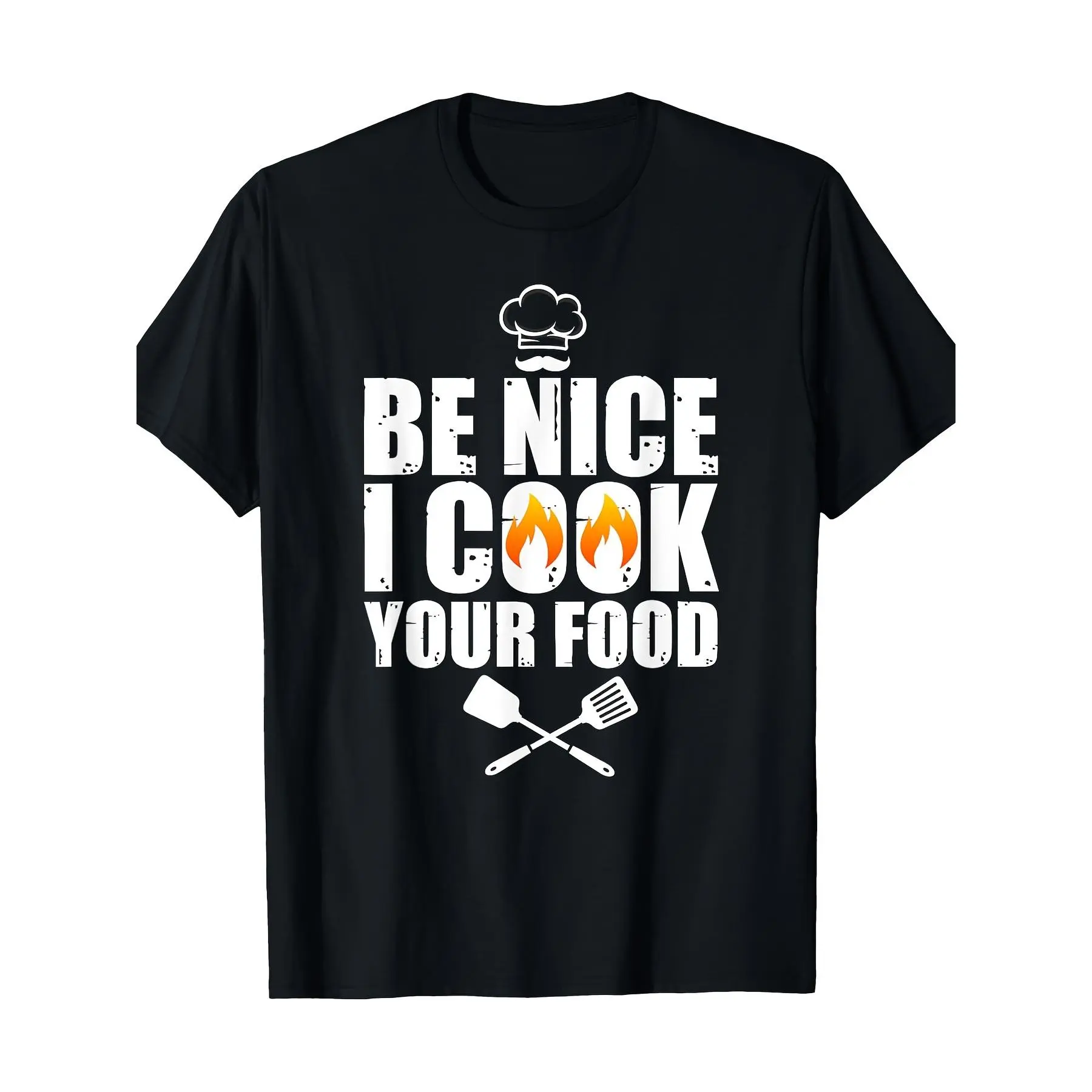 Funny Chef Art For Men Women Restaurant Cooking Food Lover T-Shirt Made in USA