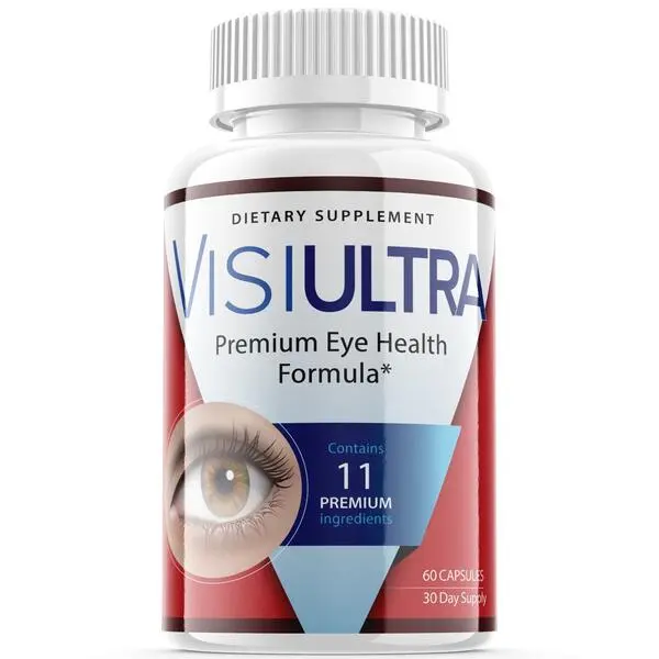 Visiultra Premium Eye Health Healthcare Supplement, Vision Support Formula, 60 Capsules