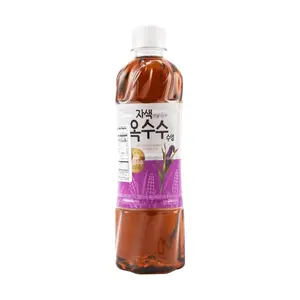 WOONGJIN Zero Sugar Corn Silk Tea Drink - 0 Fat 0 Calorie Korean Grain Beverage, 500ml