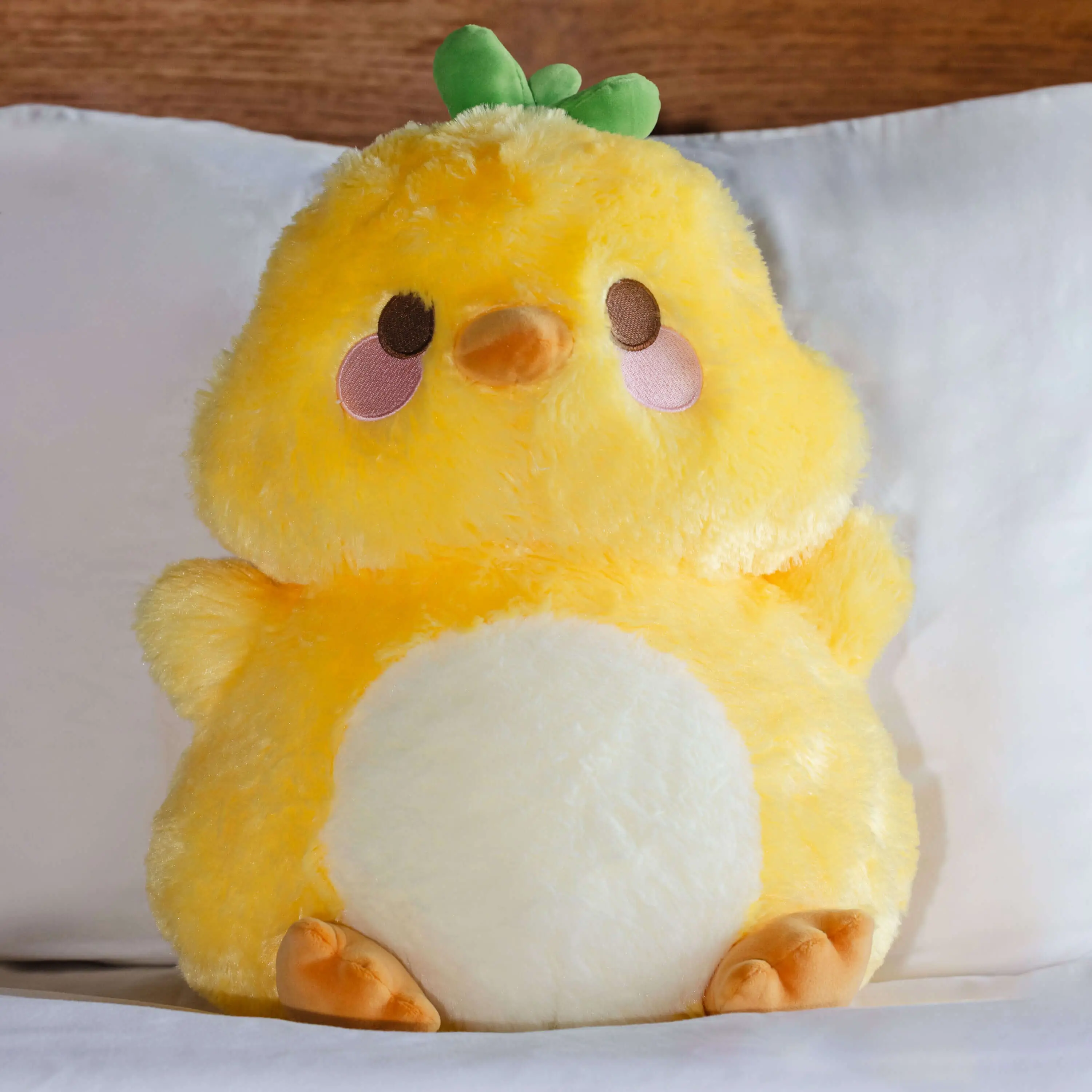 Cheese the Duck Plush | 15" Stuffed Animal Plush Toy – Soft Lightweight & Fluffy Cuddle Toy for Comfort, Sleep & Decoration – Cute Gift for Birthdays, Holidays & Special Occasions