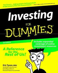 USED Book - Investing For Dummies by Eric Tyson (Paperback) - english