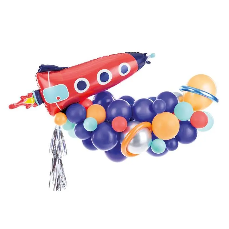 Rocket Balloon Garland Kit