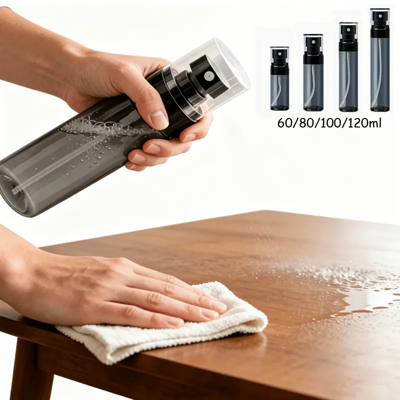1‑Pack Refillable Spray Bottle Set, Perfect for Desktop Cleaning & Kitchen Sanitizing, Leak‑Proof Fine‑Mist Nozzle, Must‑Have Household Cleaning Supply, Travel Spray Bottle, TSA‑Compliant Spray Bottle, Spray Bottle for Skincare, Spray Bottle for Cleaning