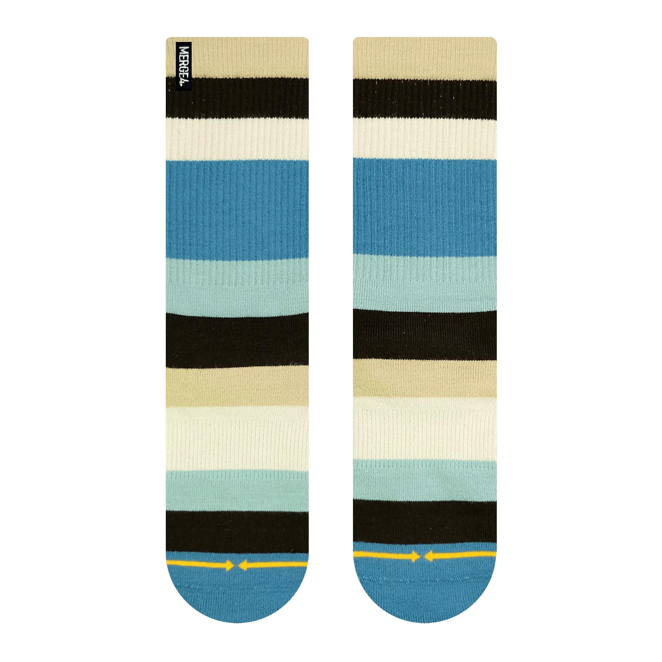 Spidey Seashore Bamboo Stripes Crew Socks