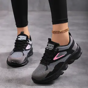 Sosenfer Women’s Walking Shoes Mesh Breathable Running Shoes Lightweight Tennis Shoes Comfort Fashion Sneaker.DH 5031