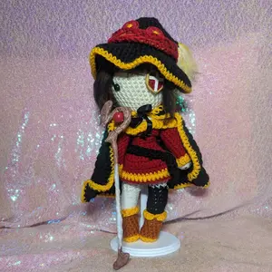 Crochet Amigurumi Megumin Inspired Doll from KonoSuba