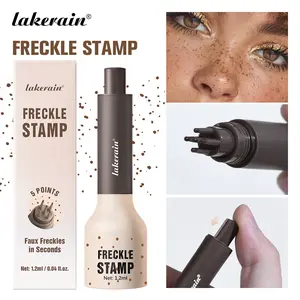 Waterproof Freckle Pen, Natural Realistic Freckles Makeup, Fast Dry Long-Lasting Magic Fake Freckles Marker Pen, Five-Point Design