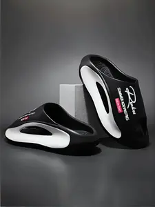 Men's Thick-Soled Non-Slip Casual Home Slippers, House Shoes, Stylish Eva Summer Slides, Comfortable Indoor Footwear for All Seasons