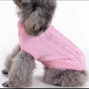 Muttcler Cabknit Turtleneck Dog Sweater