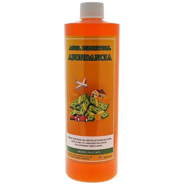 Abundancia - Agua Espirtual 16oz Bottle Healing Energy Cleansing Water Household Handheld