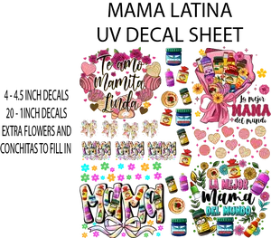 MAMA LATINA UV DECAL SHEET