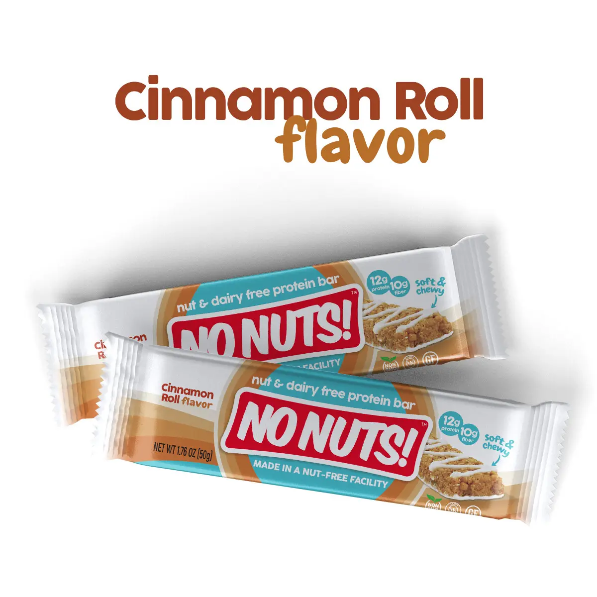Cinnamon Roll Snack Bars - 72 Bar Case (6 Boxes of 12 bars)