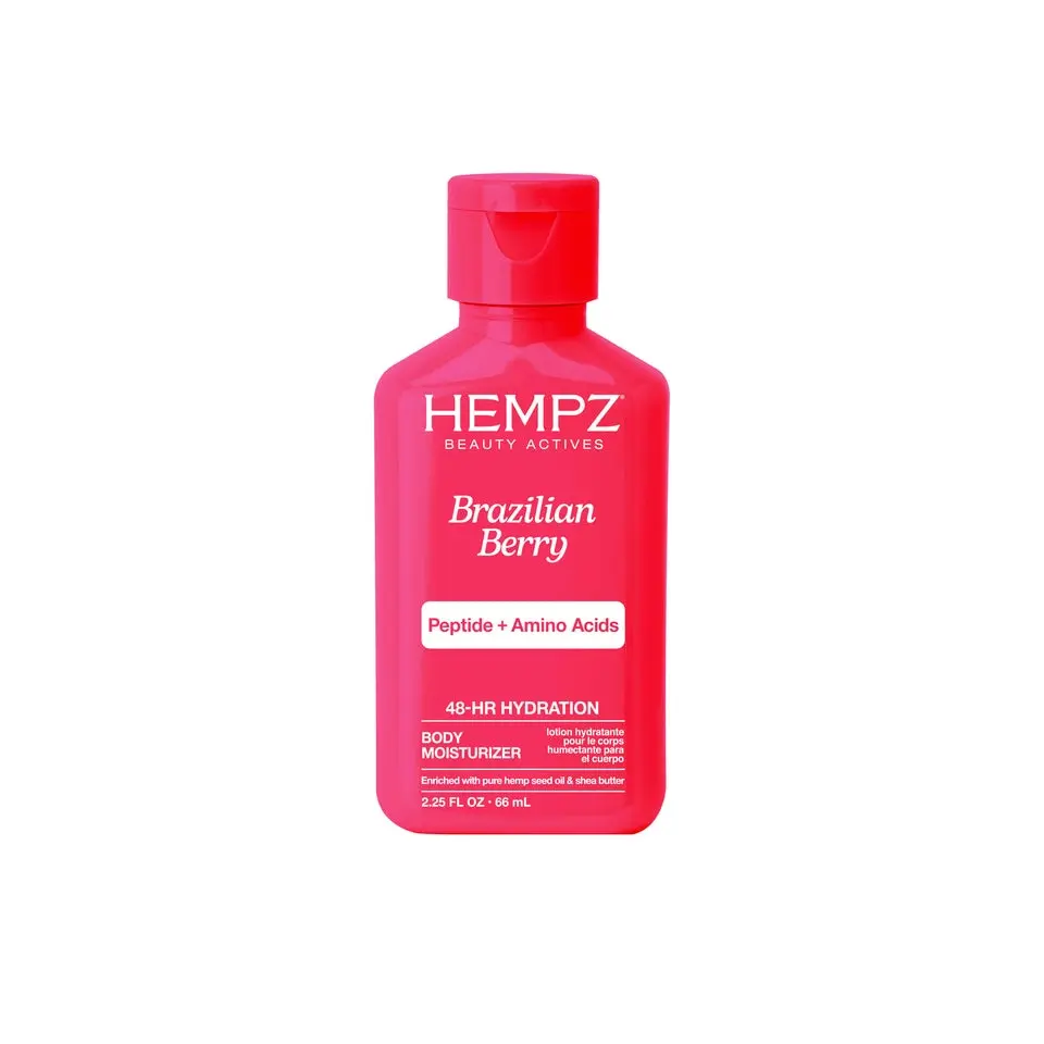 Travel-Size Beauty Actives Brazilian Berry Moisturizing Body Lotion with Peptides + Amino Acids