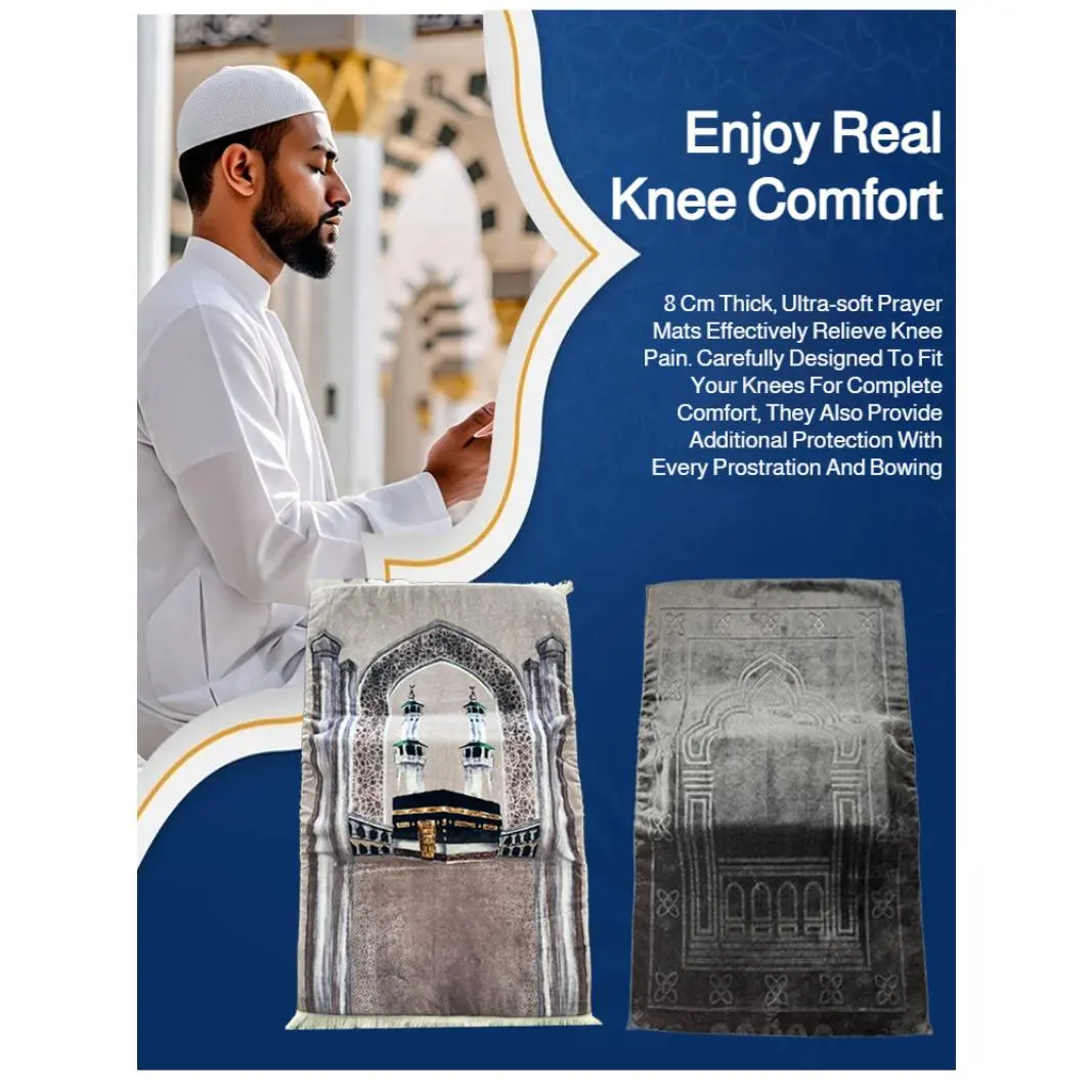 Living Room Carpet Extra Household Thickened Printed prayer rug Comfortable Lengthened Knee Pad