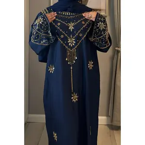 Malika Abaya - Navy Blue Malika Abaya - Navy Blue