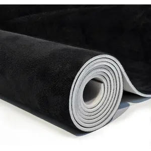 Babnecl Suede Auto Headliner Fabric 96" L × 60" W with Foam Backing - Tube Packaging - Black Interior Replacement Material for Car/Truck/SUV/RV Roof - Home Repair/DIY Headliner Material