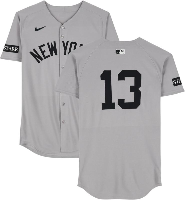 Jazz Chisholm Jr. New York Yankees Game-Used #13 Gray Jersey vs. Toronto Blue Jays on October 4, 2025 - Fanatics Authentic Certified