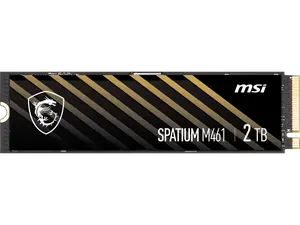 MSI M461 M.2 2280 2TB PCI-Express 4.0 3D NAND Internal Solid State Drive (SSD)
