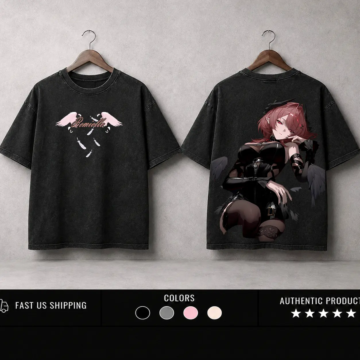 Zenless Zone Zer0 Remielle Washed T-Shirt ,Sweatshirt, Hoodie Vintage Game Graphic Tee Streetwear Unisex Cotton Shirt Gamer MerchUnisex Streetwear Gamer Gift Fabric Menswear Seamless Tops