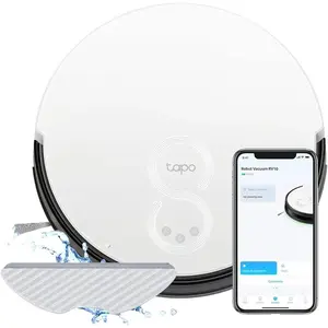 TP-Link Tapo Robot Vacuum and Mop Combo, 2000Pa Strong Suction, Self-Charging...