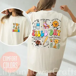 [SEND CUSTOM NAME VIA CHATBOX] Field Day 2025 Shirt, Field Day Tee, Teacher Fun Day 2025, School Game Day Tee, Last Day Of School, Field Trip Squad, Fun Day School Trip