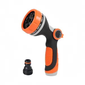 Garden Hose Spray Nozzle, Thumb Control Sprayer, Ergonomic Anti-Slip Design, 10 Functions, Standard 1.91 Inch Connector