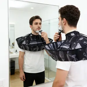 Adjustable Hairdressing Cape Towel, Foldable Hair Hat for Most People, Suitable for Adults, Home Salon Use
