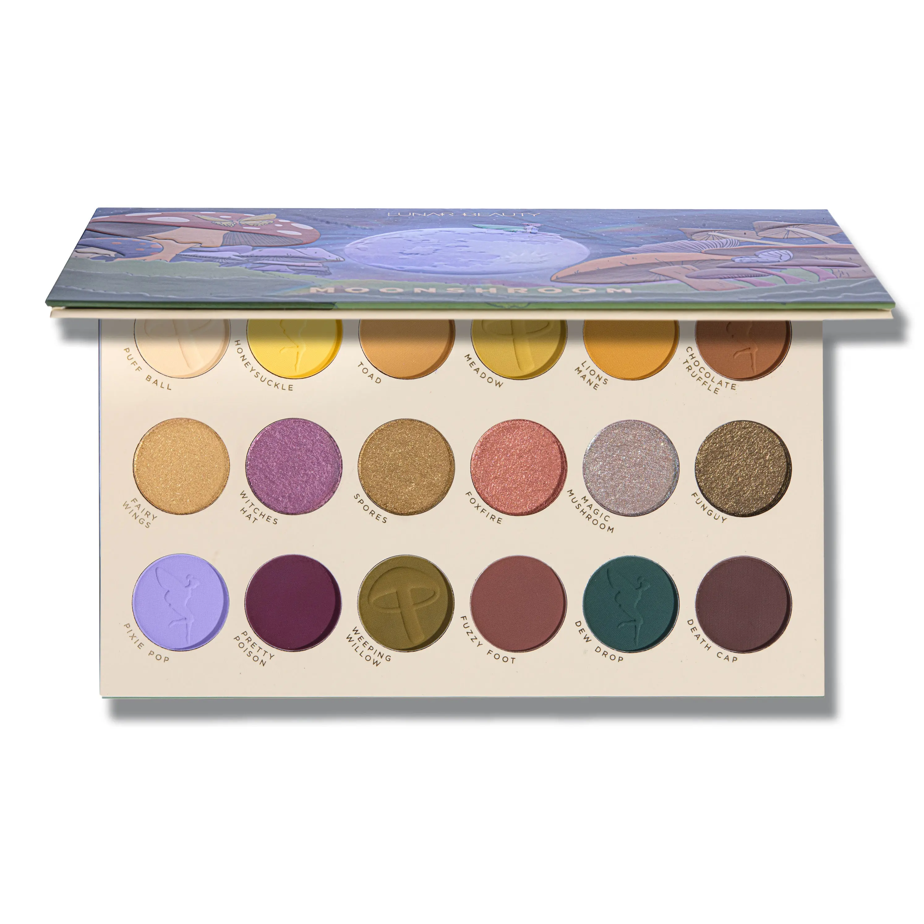 Lunar Beauty Moonshroom Eyeshadow Palette - 18 Shades Lunar Beauty Moonshroom Eyeshadow Palette - 18 Shades
