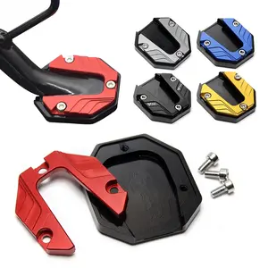 Universal Scooter Motorcycle Bike Kickstand Extender Foot Side Stand Extension Pad Support Plate Anti-skid Enlarged Base 2026 For your cars